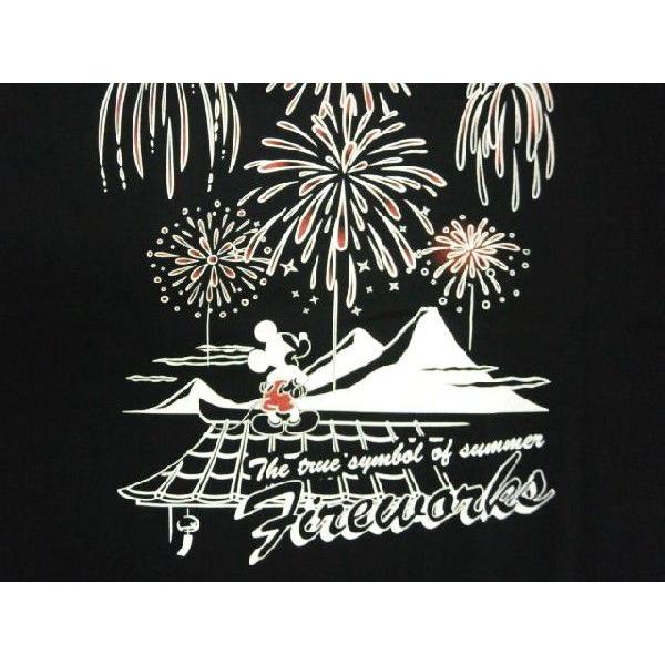 Disney ミッキーマウス 契 Chigiri チギリ コラボｔシャツ Chs19 492mm 和柄 ミッキー花火 半袖ｔシャツ ブラック Chs19 492mm ブロスクロージング 通販 Yahoo ショッピング