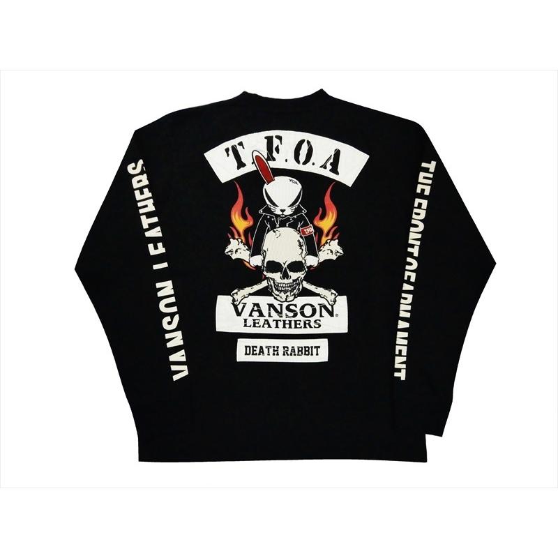 再再販 Vanson バンソン クローズ Worst コラボ 長袖tシャツ Crv 2103 刺繍 プリント 武装戦線 デスラビット スカル ロングｔシャツ ブラック 代引き手数料無料 Bitcoinbro Frankhawley Com