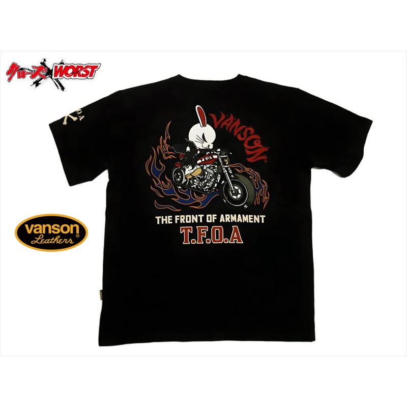 バンソン　クローズ　コラボ VANSON バンソン VANSON×クローズ WORST・コラボ Tシャツ CRV