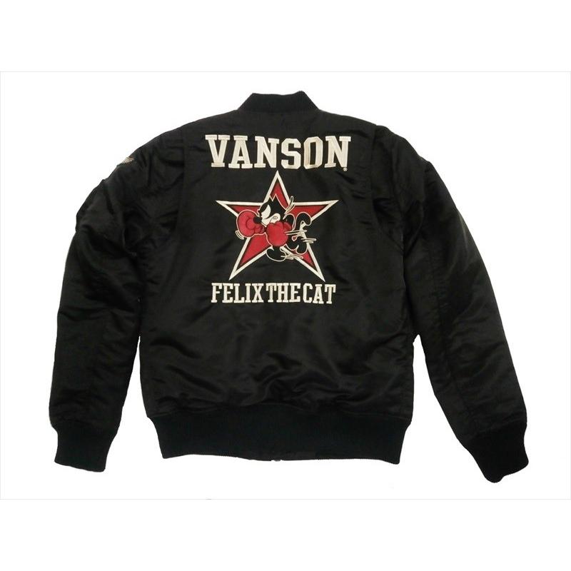 VANSON バンソン×FELIX the CAT/フィリックス・コラボ ma-1 VANSON バンソン×FELIX the CAT/フィリックス・コラボ ma-1