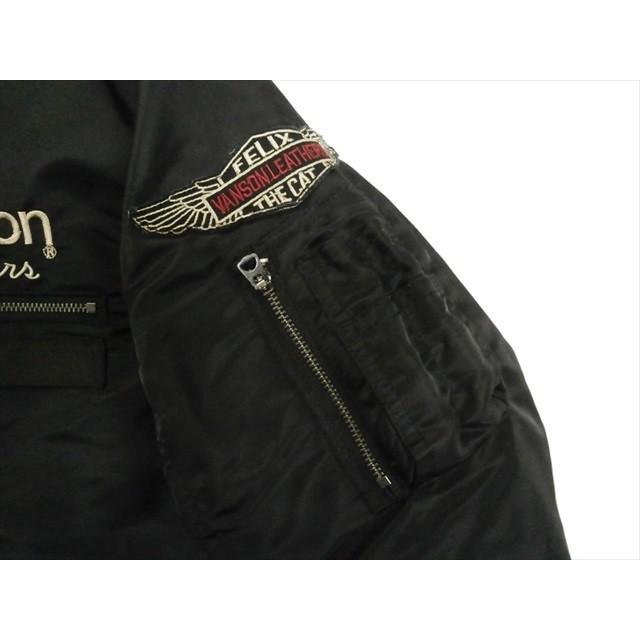 VANSON バンソン×FELIX the CAT/フィリックス・コラボ ma-1 VANSON バンソン×FELIX the CAT/フィリックス・コラボ ma-1