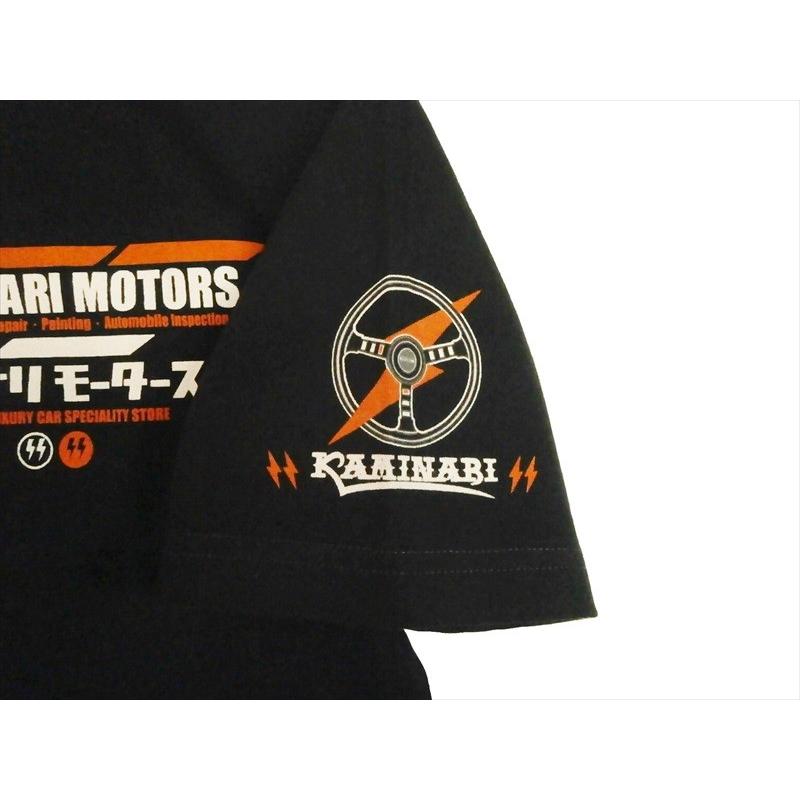 カミナリ KAMINARI エフ商会 半袖Tシャツ KMT-145 『三代目月桂樹/3代目ローレルC230型』半袖Tシャツ ブラック｜bros-clothing｜05