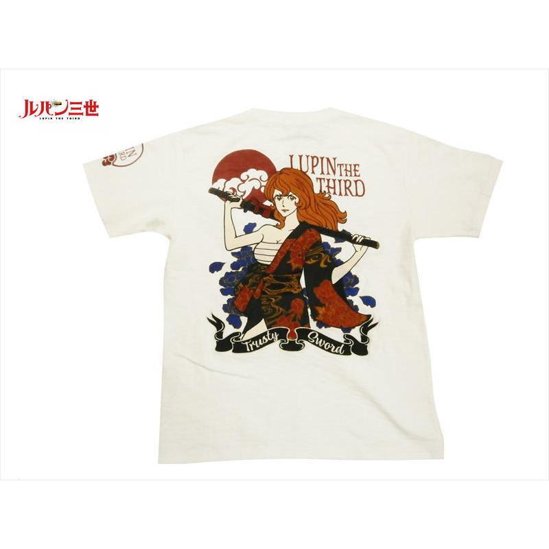 VANSON（バンソン） ルパン三世 半袖Tシャツ LPN-2106 刺繍＆プリント