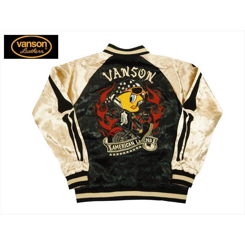 Vanson・バンソン×ルーニーテューンズ・コラボ スカジャン LTV-833 VANSON（バンソン） Vanson・バンソン×ルーニーテューンズ・コラボ