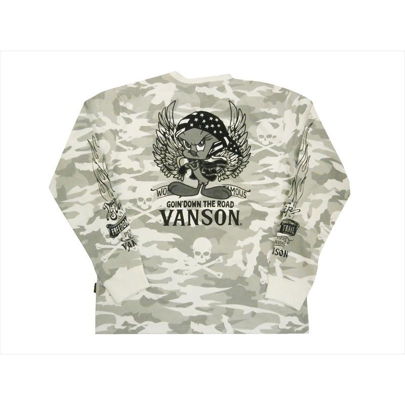 VANSON 迷彩柄 長袖カットソー XXL VANSON（バンソン） Vanson 