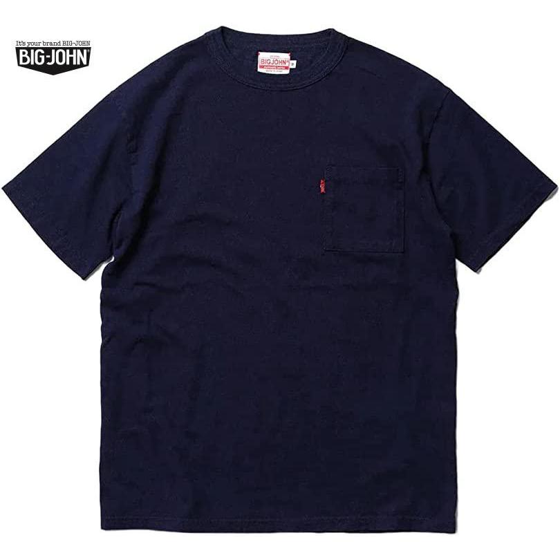 Big John（ビッグジョン） 半袖Tシャツ MTS12M 無地 ポケット付き 