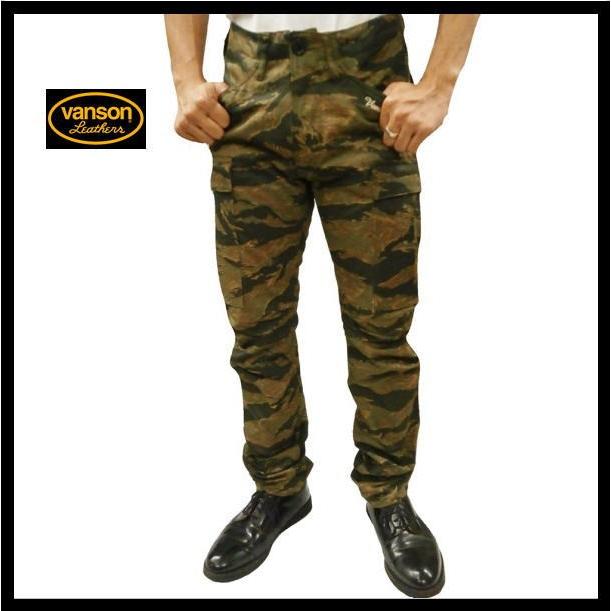 【3月末まで値下げ】VANSON　N-3B タイガーカモ 迷彩　ハーレー　M VANSON（バンソン） カーゴパンツ NVBL-602 迷彩・タイガーカモ 6