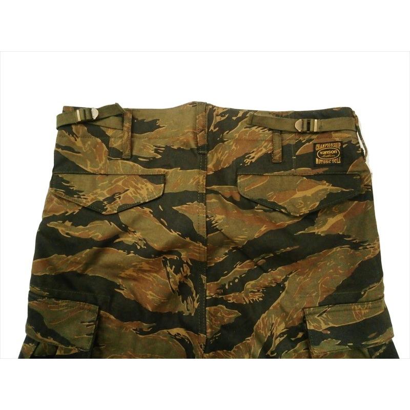 VANSON（バンソン） カーゴパンツ NVBL-602 迷彩・タイガーカモ 6