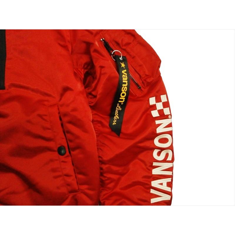 VANSON（バンソン） MA-1ジャケット NVJK-2003 刺繍＆ワッペン