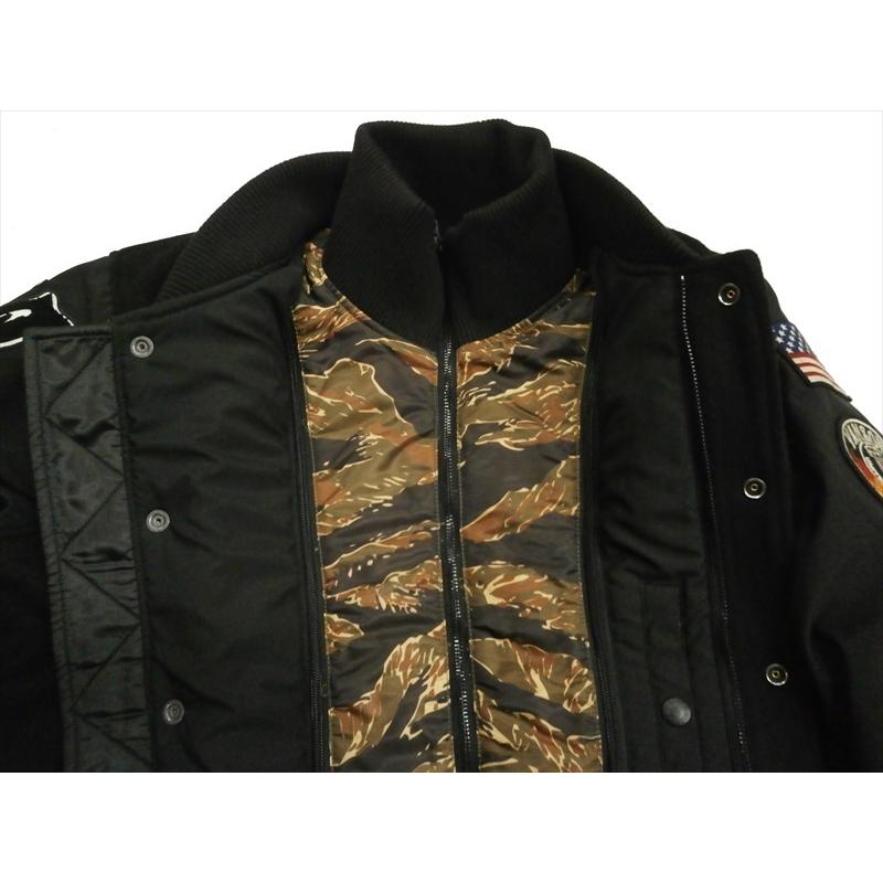 VANSON（バンソン） スタジャン NVJK-2104 刺繍 