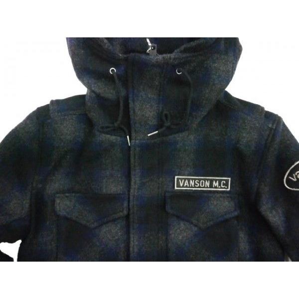 デニム ジャケット VANSON（バンソン） VANSON　ジャケット ジップ ブラック インディゴ ジャケット・アウター
