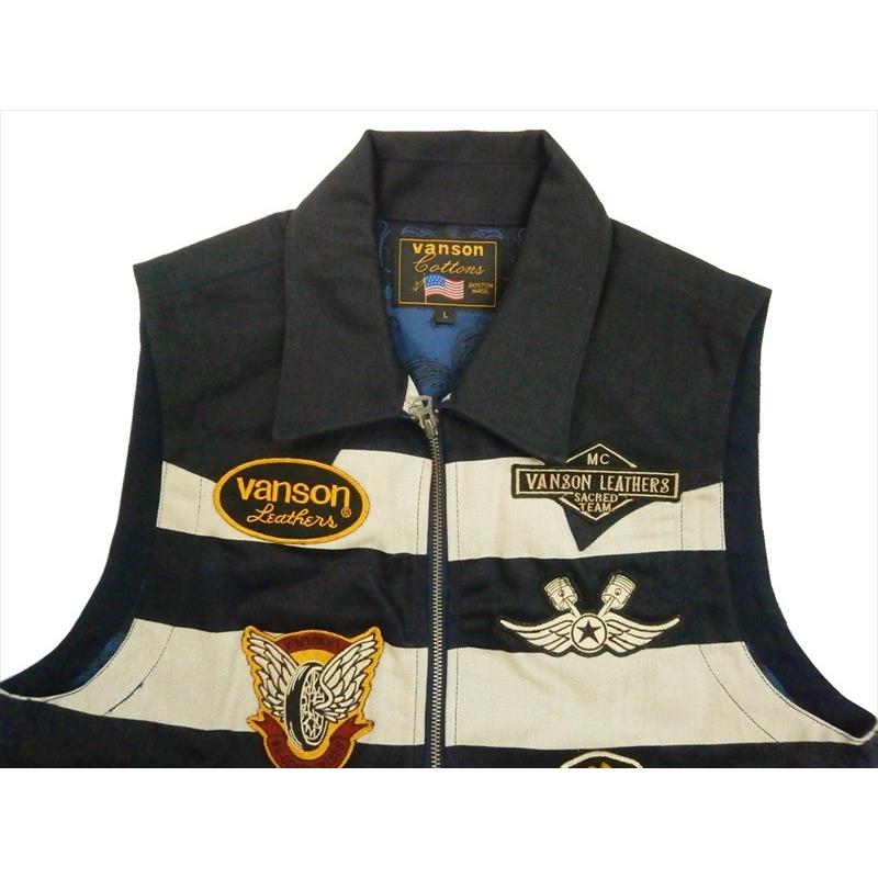 VANSON（バンソン） Vanson/バンソン・バイカーベスト NVSV-701