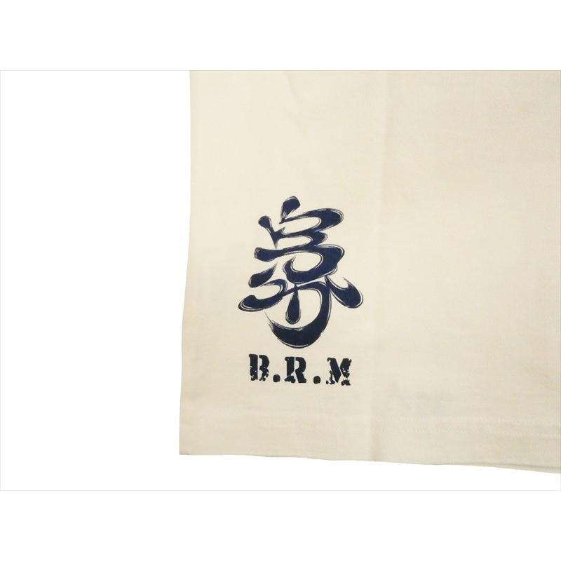 爆裂爛漫娘(爆烈爛漫娘)/長袖Ｔシャツ エフ商会 BRM RMLT-270 『火の鳥』和メカジ・長袖Tシャツ オフホワイト｜bros-clothing｜03