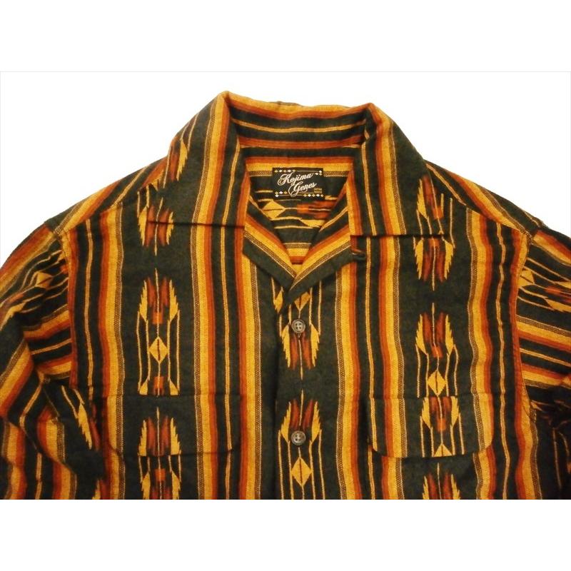 児島ジーンズ 長袖シャツ RNB-2014 ネイティブアメリカン フランネル