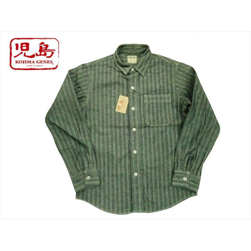 児島ジーンズ RNB-202HS ヘリンボーン 長袖ワークシャツ 児島ジーンズ 長袖シャツ RNB-202HS ヘリンボーン 長袖ワークシャツ