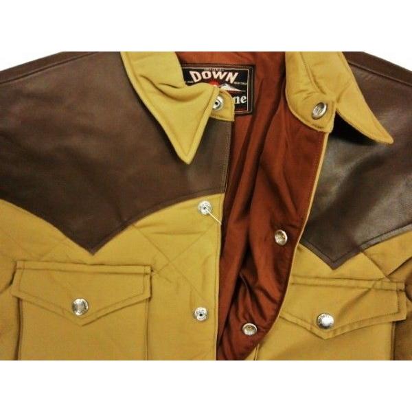 SUGAR CANE シュガーケーン ダウンジャケット 東洋 SC13069 牛革レザー