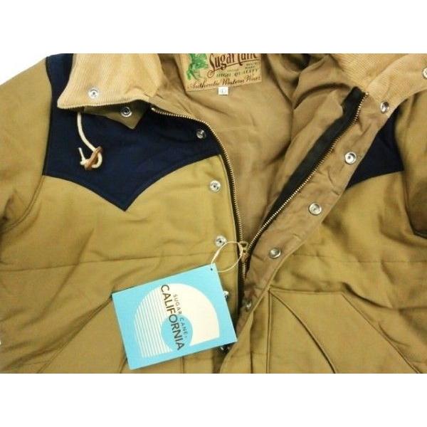 SUGAR CANE CANE/シュガーケーン SC13092 ヨーク配色切替 フード脱着 