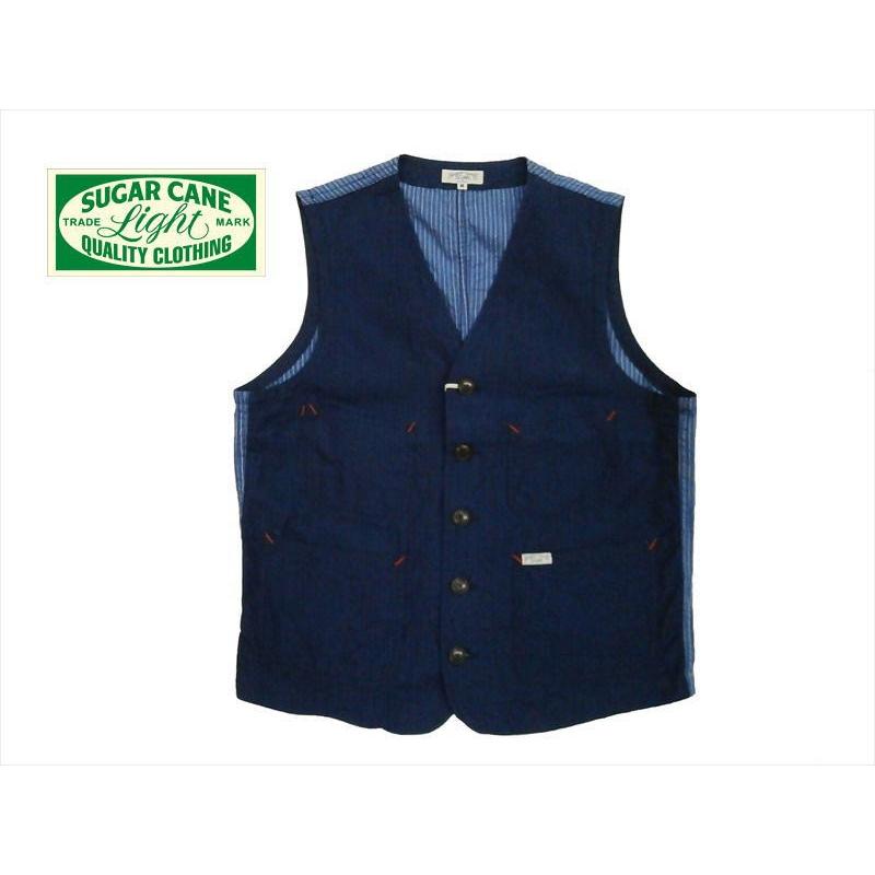 SUGAR CANE Light シュガーケーン・ライト ベスト SC13848 5.5OZ