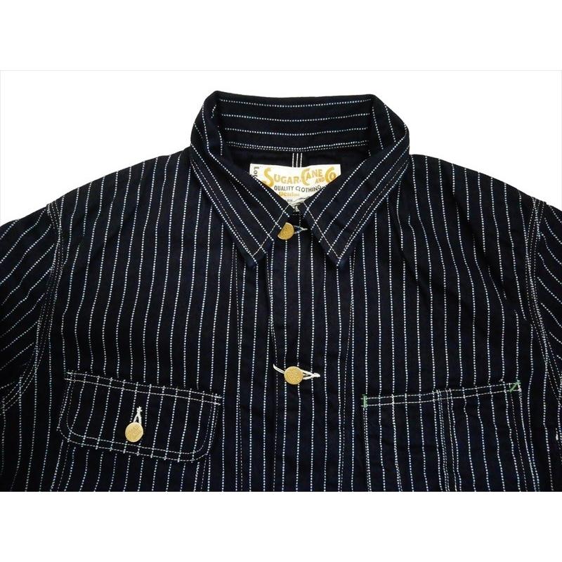SUGAR CANE / カバーオール/--/コットン/NVY/SC14001 SUGAR CANE CANE/シュガーケーン ジャケット SC14001 9oz