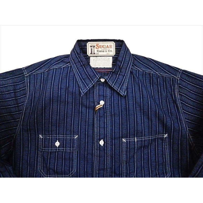 SUGAR CANE FICTION ROMANCE/シュガーケーン 長袖シャツ SC27508 4.5oz