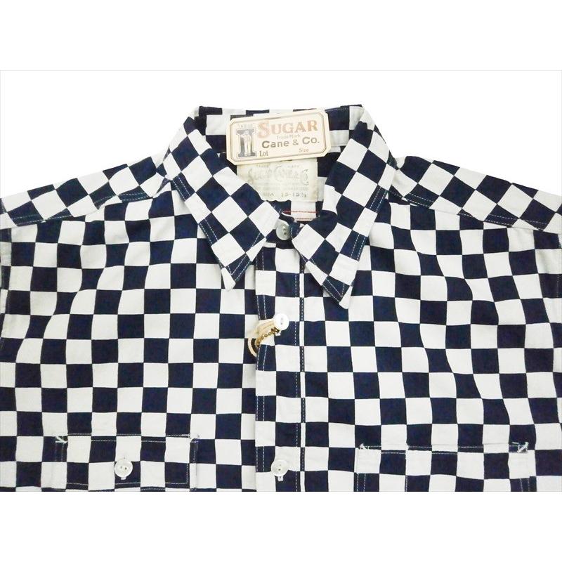 SUGAR CANE FICTION ROMANCE/シュガーケーン 長袖シャツ SC27509 4.5oz