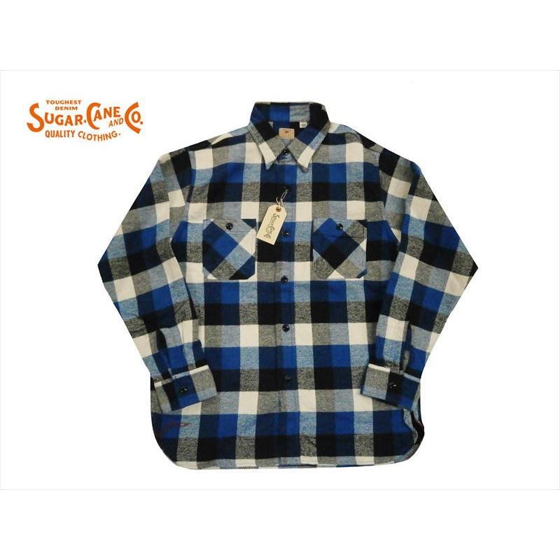 SUGAR CANE シュガーケーン 長袖シャツ SC27967 ツイル チェック長袖