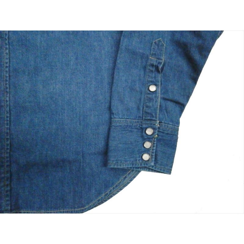 シュガーケーン Sugar Cane デニムシャツ Sch ブルーデニム 長袖ウエスタンシャツ ネイビーh Sch ブロスクロージング 通販 Yahoo ショッピング