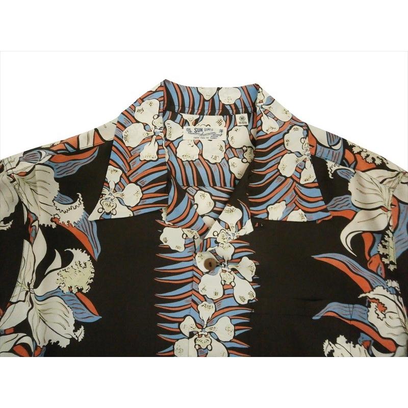 SUN SURF サンサーフ アロハシャツ SS37772 『CATTLEYA ORCHID