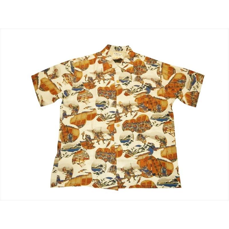 SUN SURF / 北斎/半袖シャツ/S/レーヨン/マルチカラー/総柄/SS37918 SUN SURF サンサーフ SURF×北斎 SPECIAL EDITION 半袖アロハシャツ