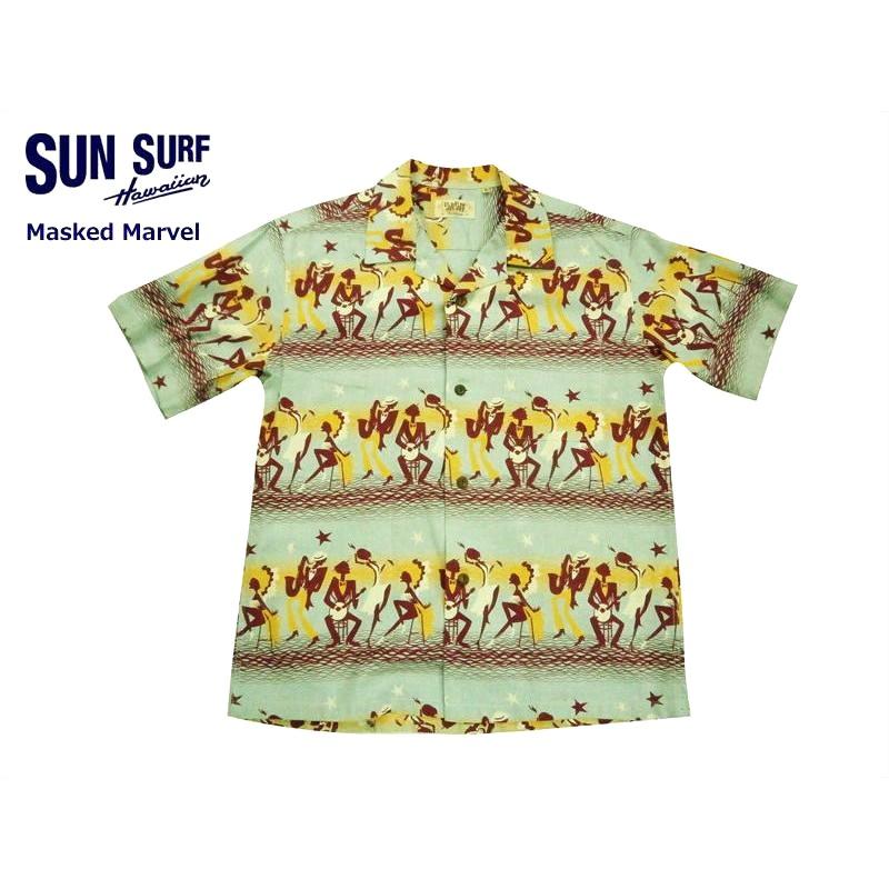 SUN SURF サンサーフ Masked Marvel 半袖シャツ SS38474 