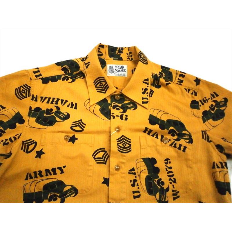 SUN SURF サンサーフ COTTON アロハシャツ SS39279 “ARMY VEHICLE 