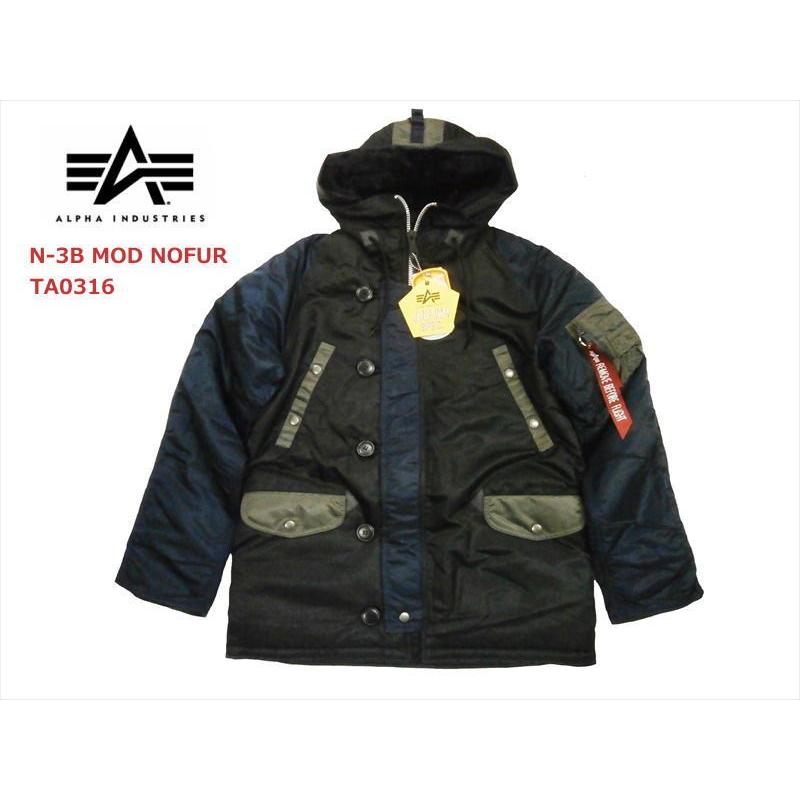 ALPHA INDUSTRIES/アルファ TA0316 N-3B フライトジャケット ALPHA INDUSTRIES/アルファ TA0316 N-3B フライトジャケット