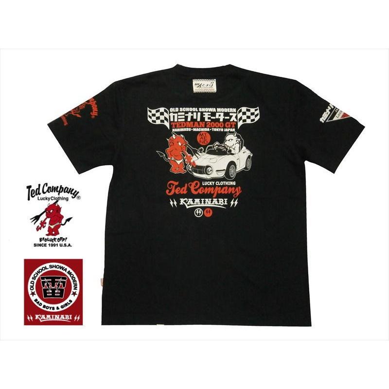 TEDMAN（テッドマン） TEDMAN×カミナリ コラボ・半袖Tシャツ エフ商会