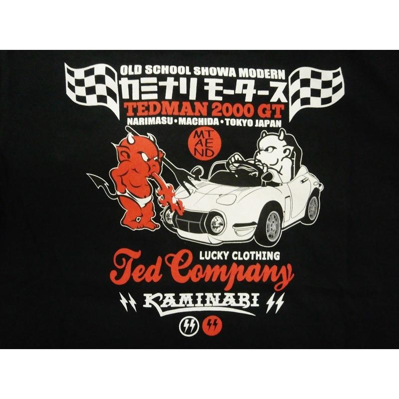TEDMAN（テッドマン） TEDMAN×カミナリ コラボ・半袖Tシャツ エフ商会