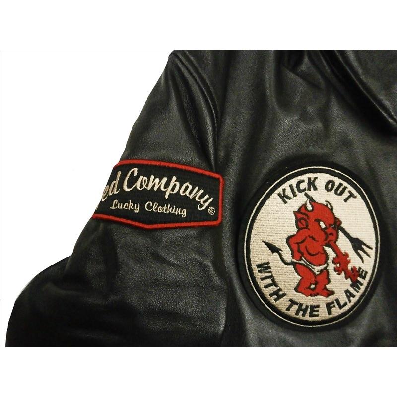 テッドマン/TEDMAN'S・エフ商会 ライダース TDRJ-10000 "TED'S CAFE RACER"牛革・シングル ライダースジャケット/限定150着 ブラックの画像