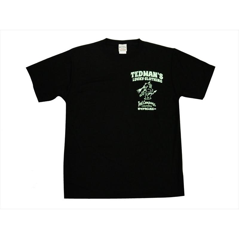 テッドマン TEDMAN/エフ商会 半袖Tシャツ TDRYT-1100 "ドライTシャツ/TEDMAN LUCKY CLOTHING"プリント アメカジTシャツ 全6色｜bros-clothing｜11