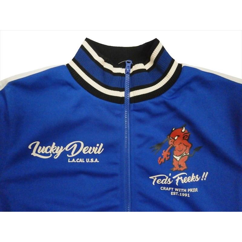 テッドマン ジャージ TEDMAN ラッキーレッドデビル サイズLネイビー TEDMAN テッドマン TEDMAN/エフ商会 ジャージ TJS-2400 『LUCKY
