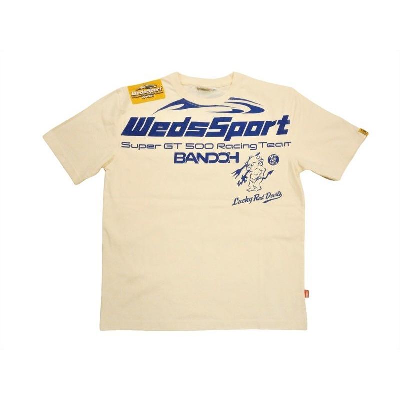 テッドマン×WedsSport×カミナリ トリプルコラボ・半袖Tシャツ エフ商会 WSBT-01 ウェッズスポーツバンドウ 2022年モデルTシャツ オフホワイト｜bros-clothing｜03