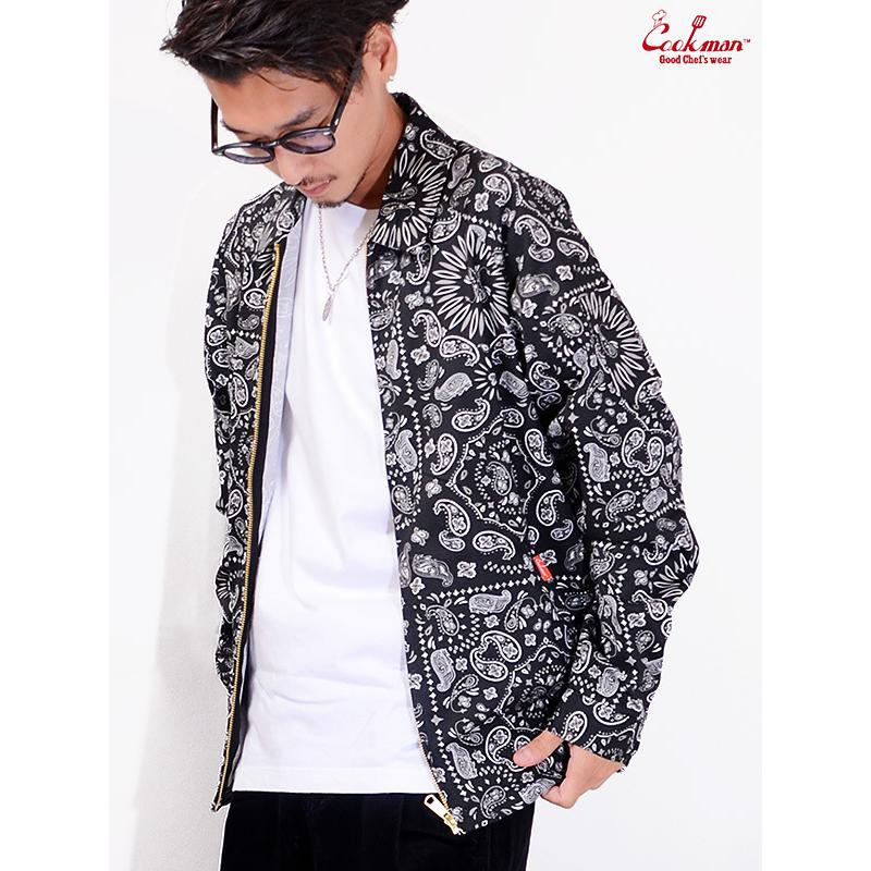 Cookman クックマン ジャケット メンズ レディース Delivery Jacket ブラック ペイズリー 231 231 Rodeo Bros 2nd 通販 Yahoo ショッピング