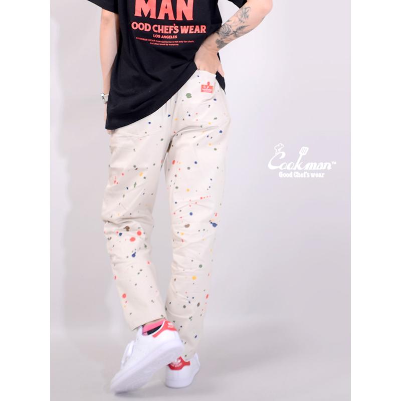 COOKMAN クックマン シェフパンツ chef pants メンズ レディース Chef Pants Sauce Splash 231