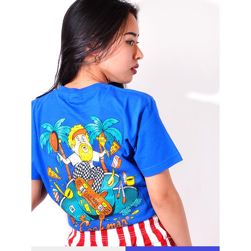 COOKMAN クックマン Tシャツ 半袖 綿100 ユニセックス TM Paint Venice Beach Skatepark スケート