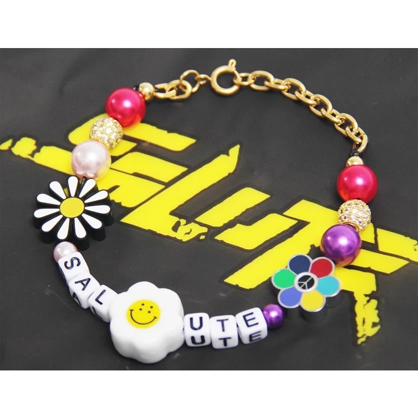 正規品 SALUTE Flower Smile Bracelet ブレスレット bckediri.beacukai