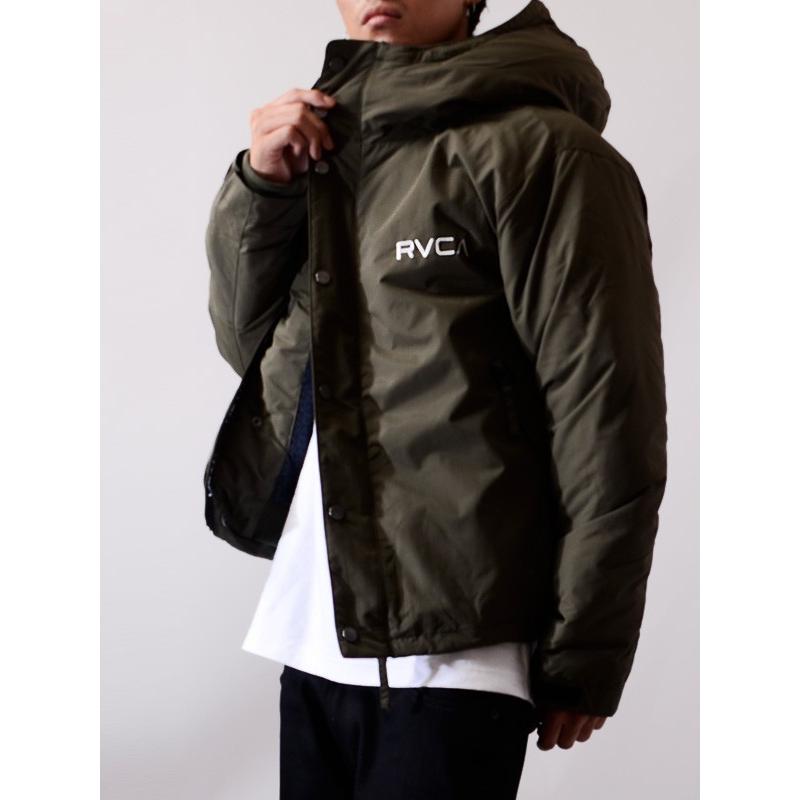 RVCA ルーカ アウター メンズ レディース ユニセックス 大きいサイズ ブランド RVCA PUFFA JACKET 中綿ジャケット キルティング ブルゾン ロゴ AJ042-760-G