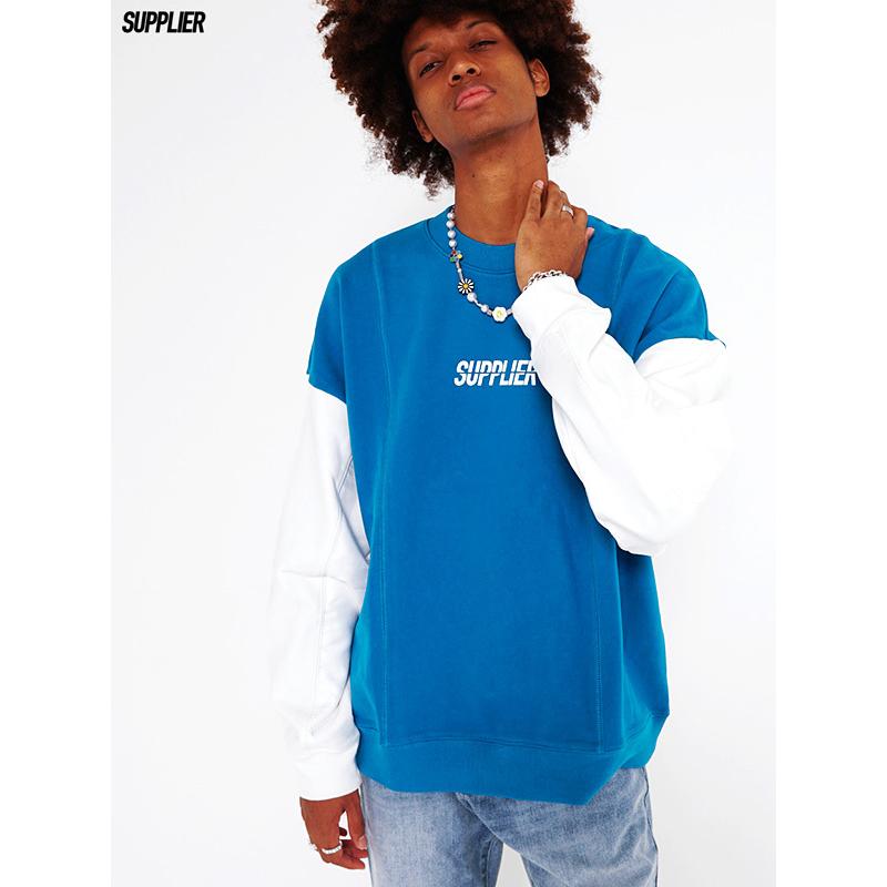 Supplier サプライヤー トレーナー レディース メンズ 裏起毛 ブランド Bicolor Logo Crew Sweat Biccolor L Crew B Bicolor L Crew B Rodeo Bros 2nd 通販 Yahoo ショッピング
