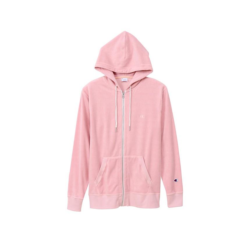 Champion チャンピオン パーカー レディース メンズ ユニセックス ブランド 薄手 白 ピンク パイル生地 パイル ジップパーカー 日本規格 C3 P106 C3 P106 Rodeo Bros 2nd 通販 Yahoo ショッピング