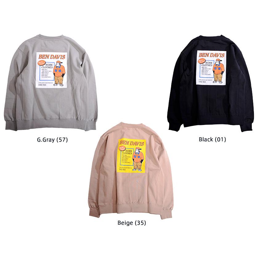 Ben Davis ベンデイビス スウェット トレーナー レディース メンズ ベンデビ ペア リンクコーデ I I Rodeo Bros 2nd 通販 Yahoo ショッピング