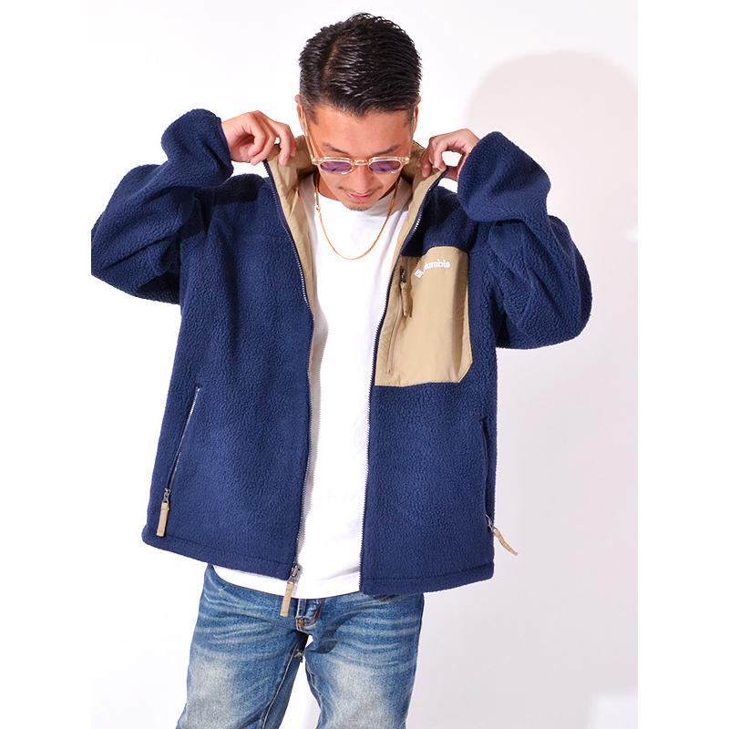 Columbia メンズフリースジャケット(サイズ(S/M/L):3L(XXL))の Columbia メンズフリースジャケット(サイズ(S/M/L):3L(XXL))の
