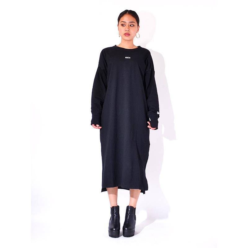 21公式店舗 ニューエラ New Era 長袖 コットン ワンピース Ai Takahashi 高橋愛 New Era ブラック 爆安セール Centroprofesorjuanbosch Com