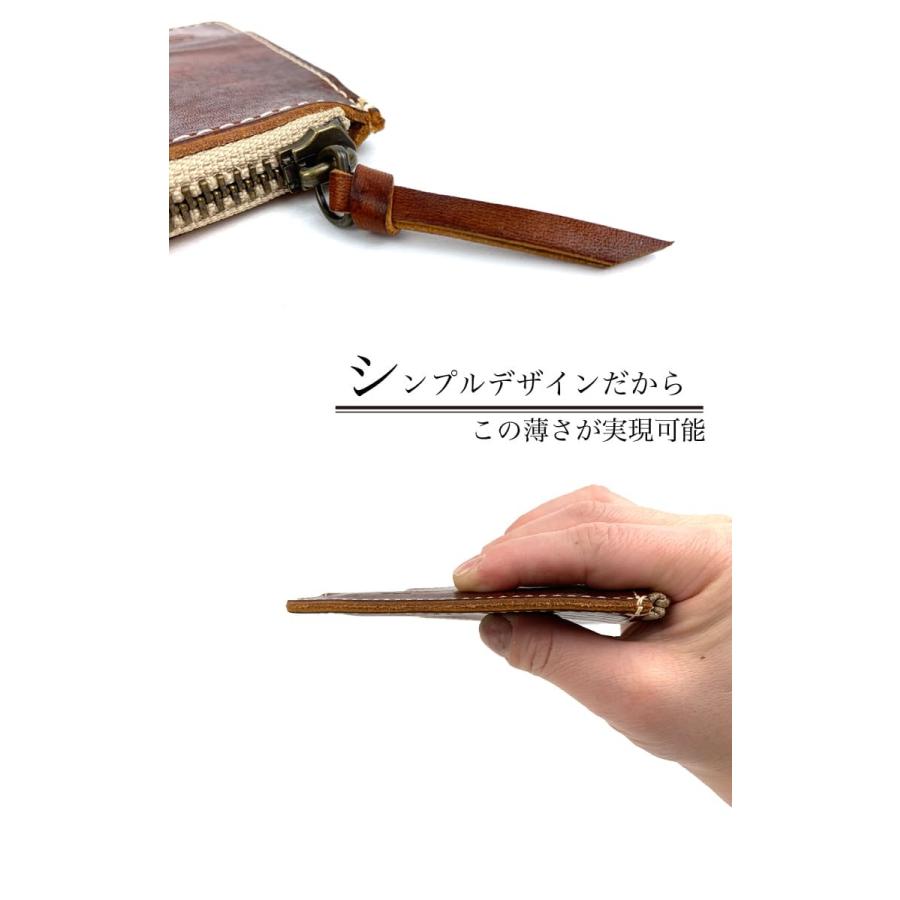 LOCAL WORKS（ローカルワークス） 本革 コインケース イタリアンレザー 財布 小銭入れ L字 ファスナー 日本製 牛革 本革 革 皮 レザー  LW-020VID 国産 madeinjapan : BROTHERHOOD - 通販 - Yahoo!ショッピング