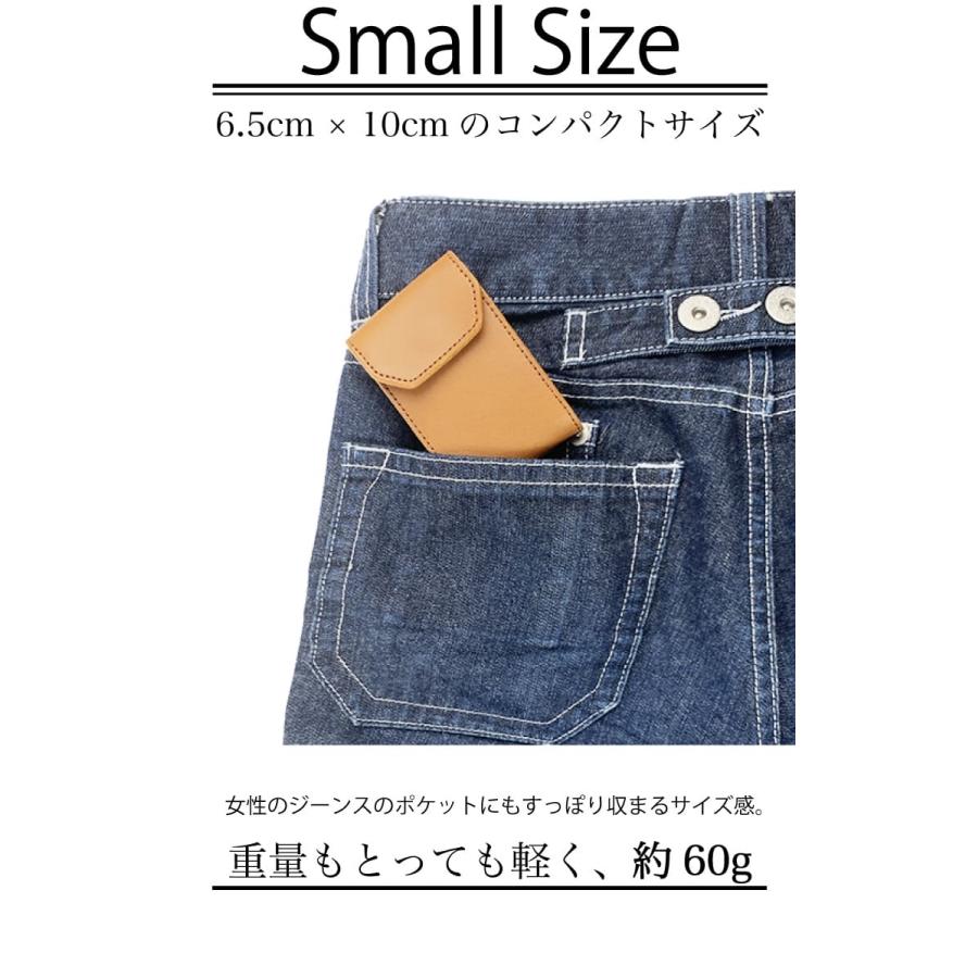 本革 カード ウォレット IC カードケース 栃木レザー カードホルダー メンズ 日本製 粋 sui 券 KEN SU-A-008P レザー 牛革_8